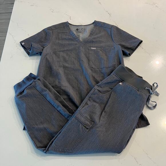 Figs Graphite Scrub Set size‎ Small Petite - Picture 1 of 9